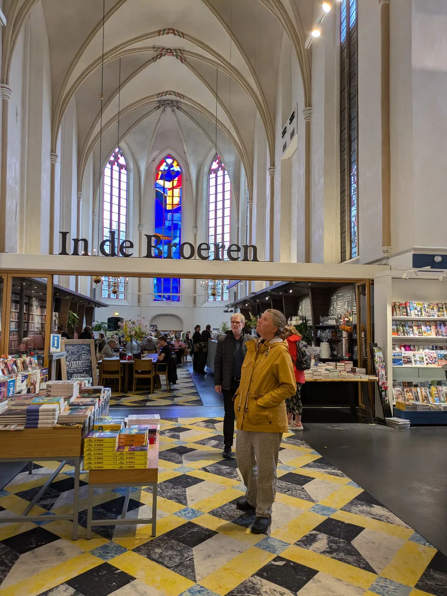 The former church converted into a bookstore.
