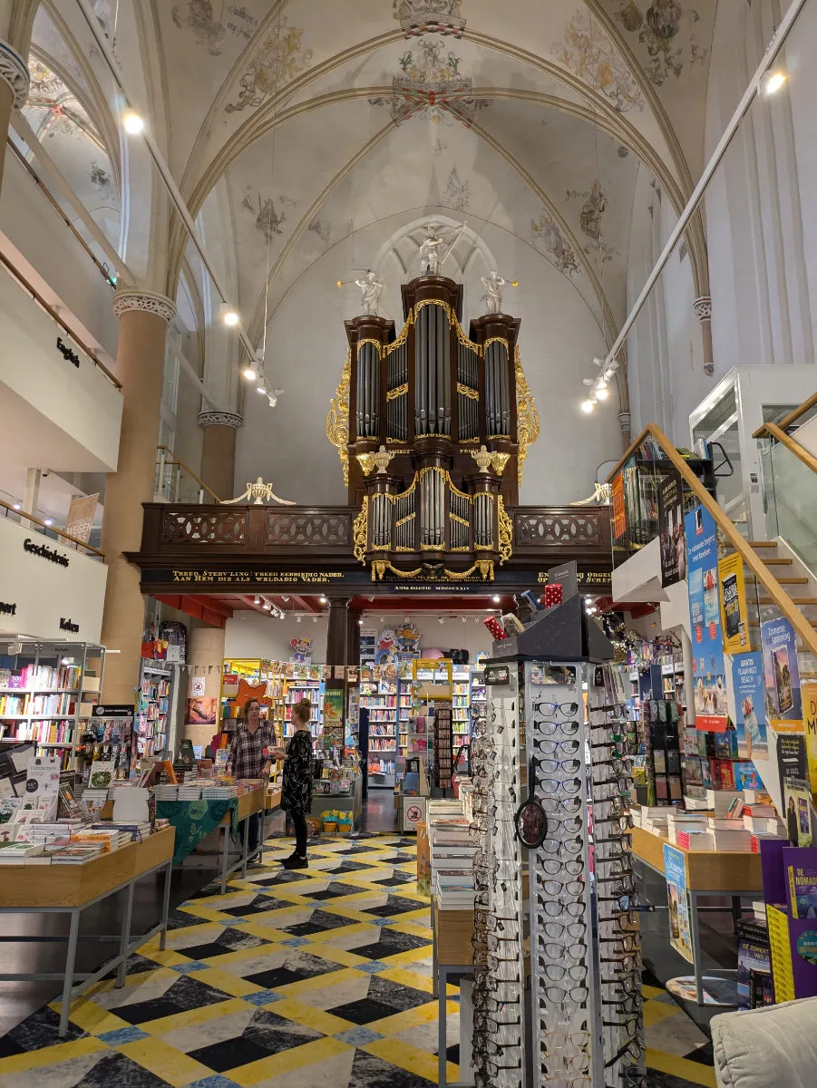 Bookstore in the church