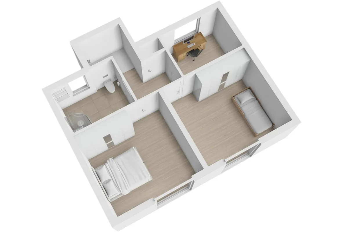 Planimetria del piano di sopra